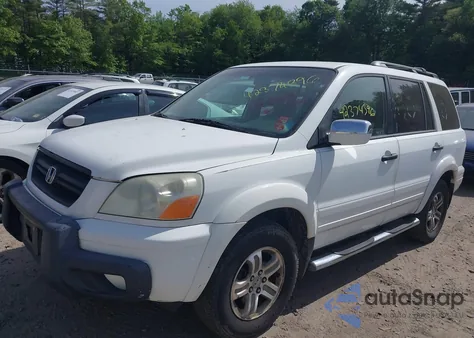 2005 Honda Pilot Ex из США, поврежденный, VIN 5FNYF184X5B052047